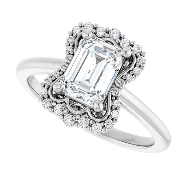 Halo-Style Engagement Ring