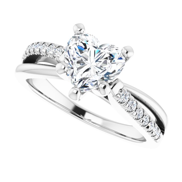 Accented Engagement Ring