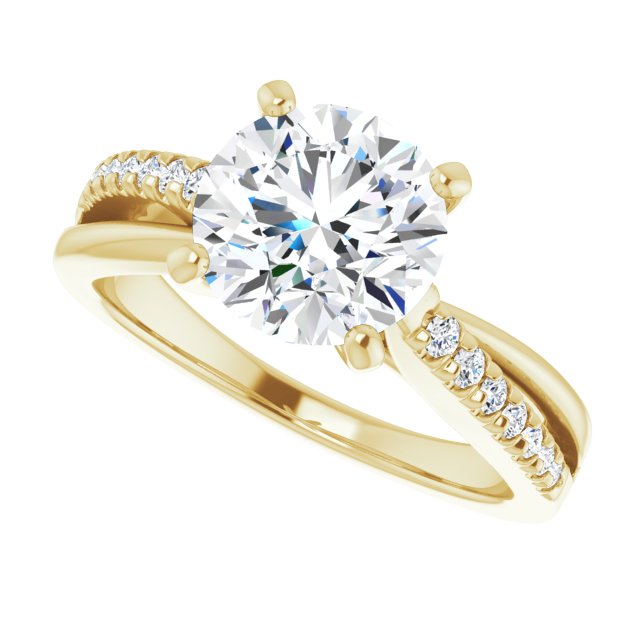 Accented Engagement Ring