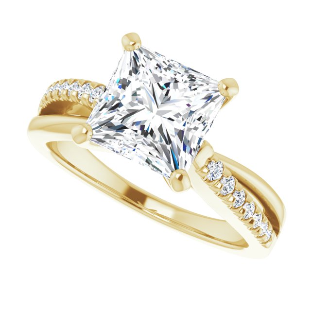 Accented Engagement Ring
