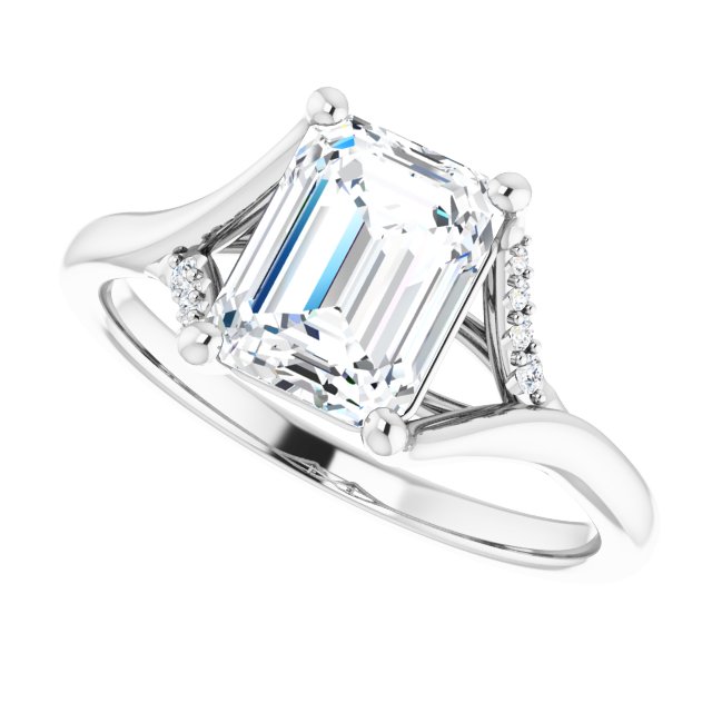 Accented Engagement Ring