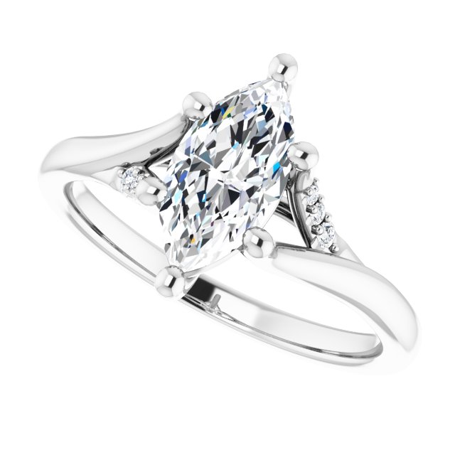 Accented Engagement Ring