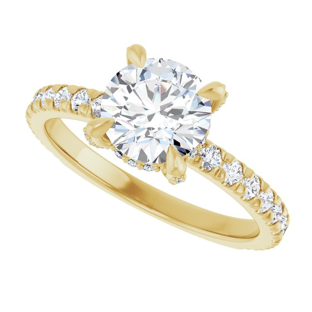Accented Engagement Ring