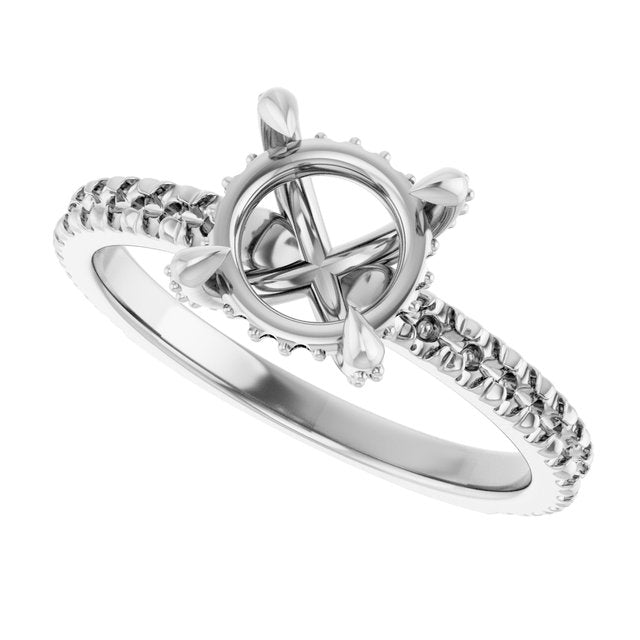 Accented Engagement Ring