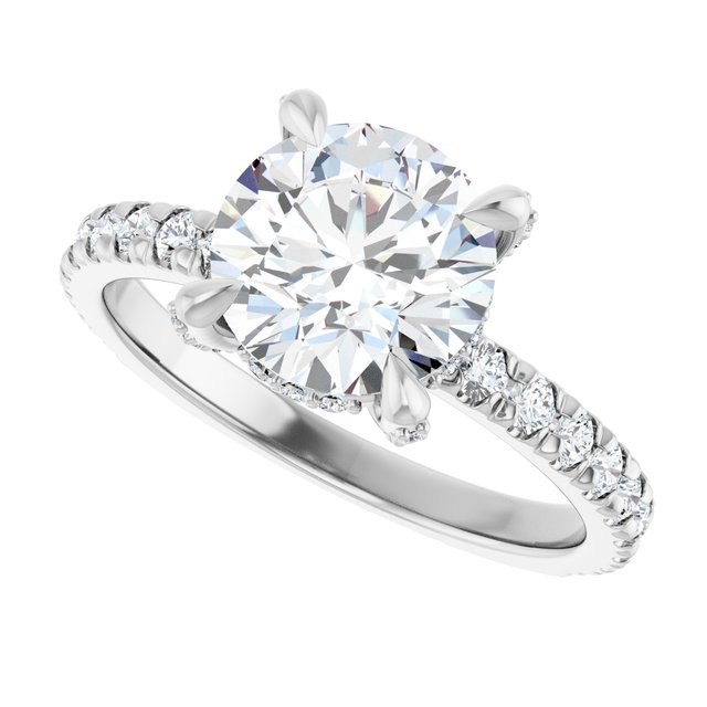 Accented Engagement Ring