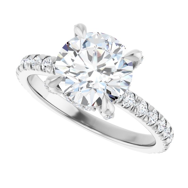 Accented Engagement Ring