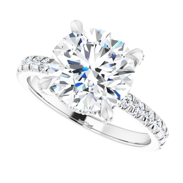 Accented Engagement Ring