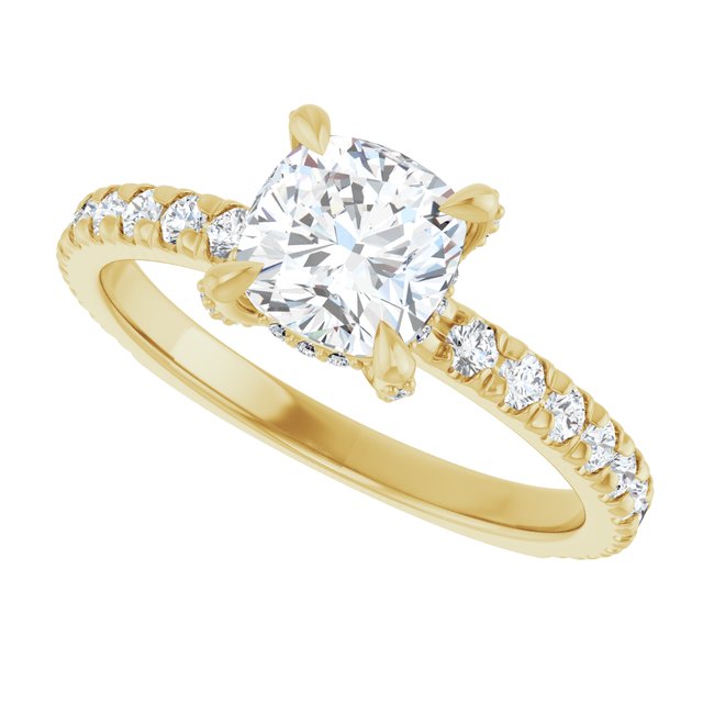 Accented Engagement Ring