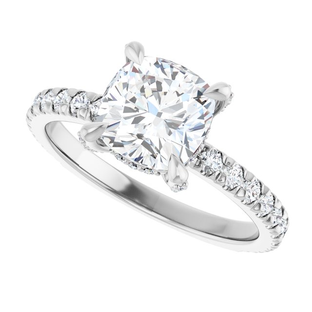 Accented Engagement Ring