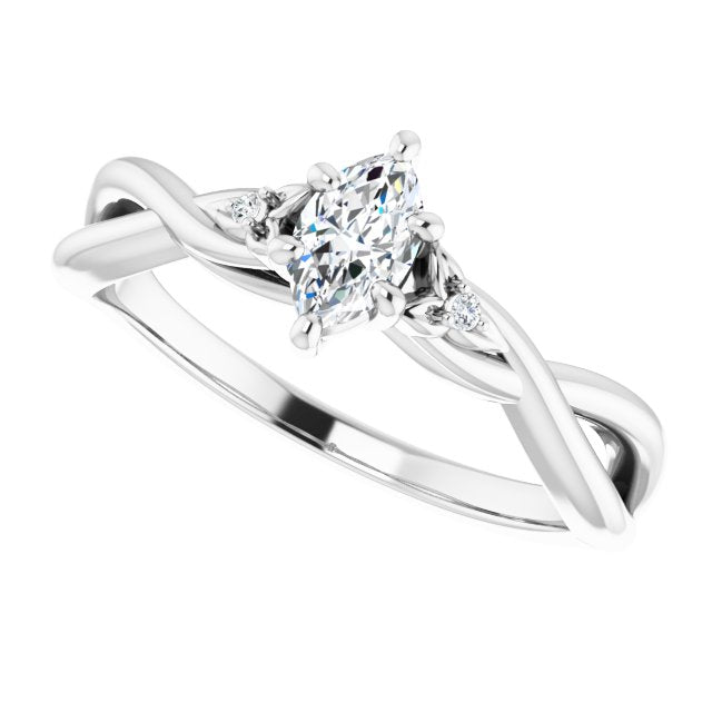 Accented Engagement Ring