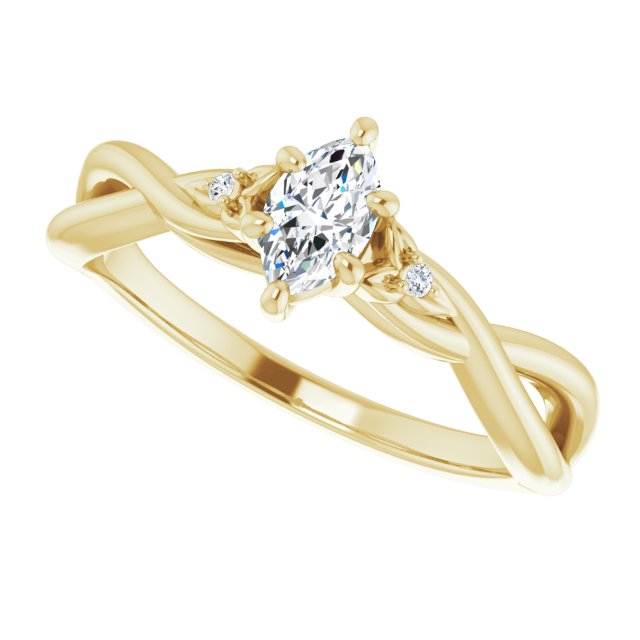 Accented Engagement Ring