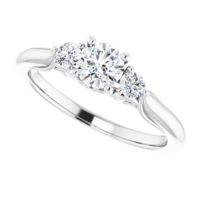 Accented Engagement Ring