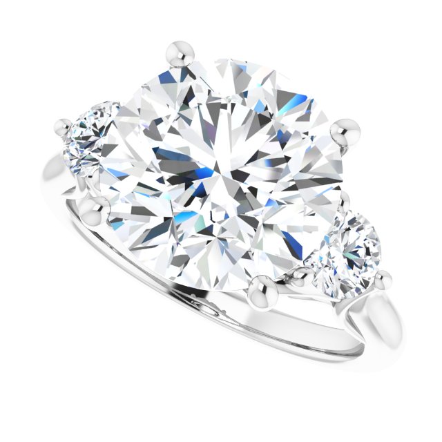 Accented Engagement Ring