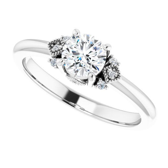 Accented Engagement Ring
