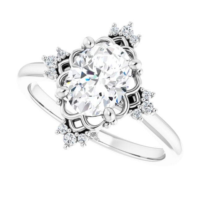 Accented Engagement Ring