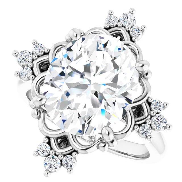 Accented Engagement Ring