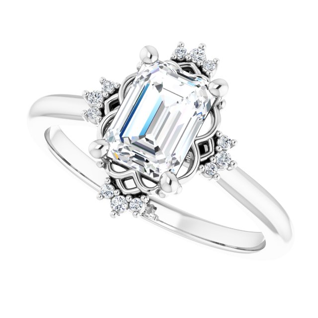 Accented Engagement Ring
