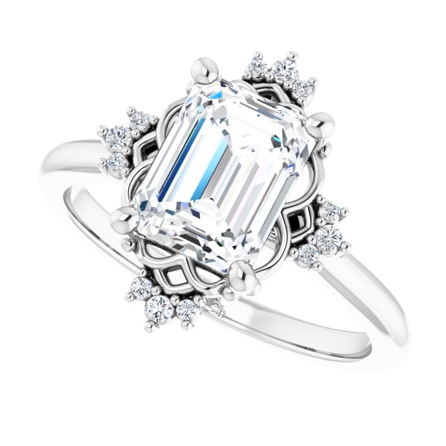 Accented Engagement Ring
