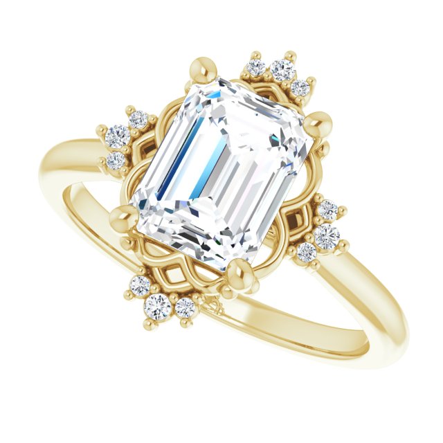 Accented Engagement Ring