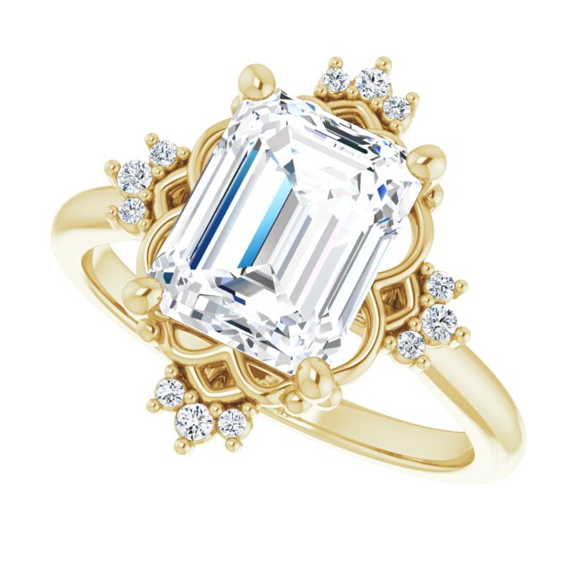 Accented Engagement Ring