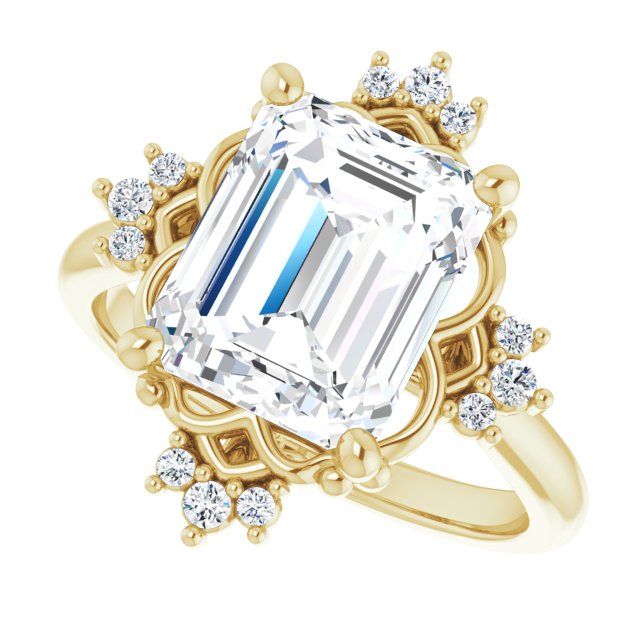 Accented Engagement Ring