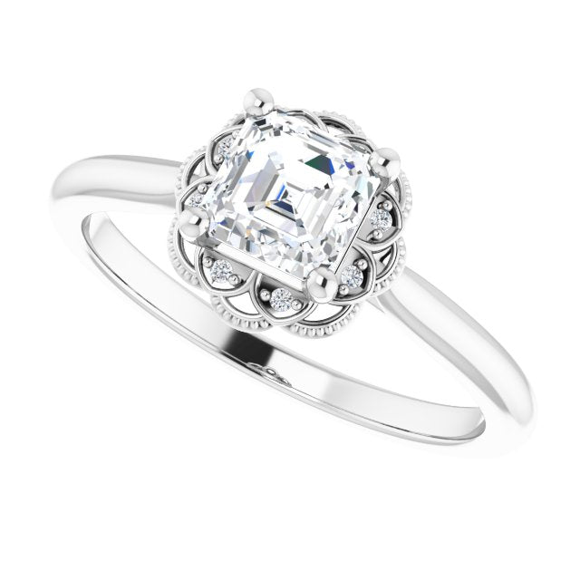 Halo-Style Engagement Ring