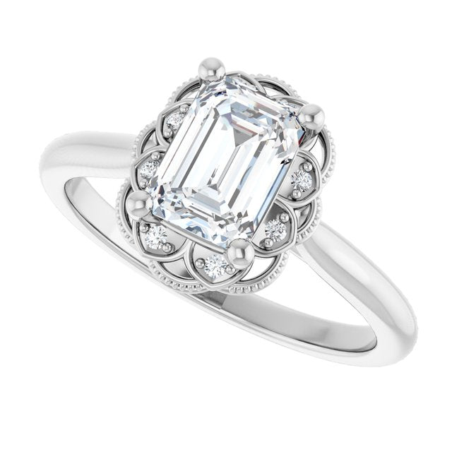 Halo-Style Engagement Ring