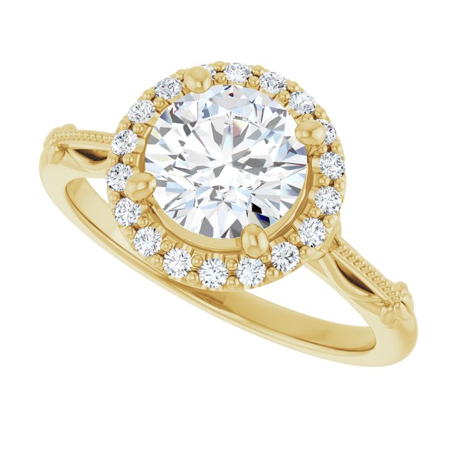 Halo-Style Engagement Ring