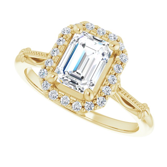 Halo-Style Engagement Ring