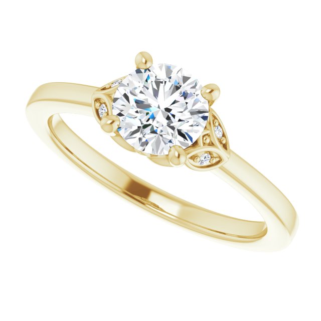Accented Engagement Ring