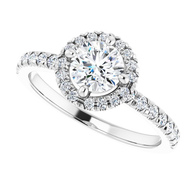 Halo-Style Engagement Ring