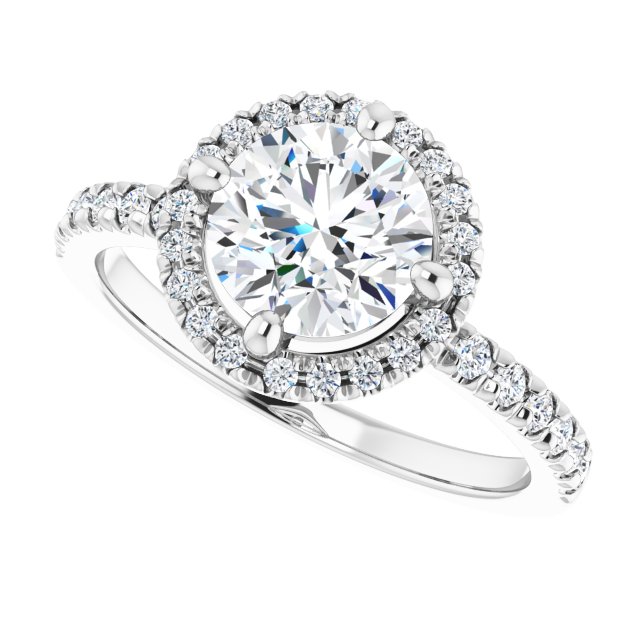 Halo-Style Engagement Ring