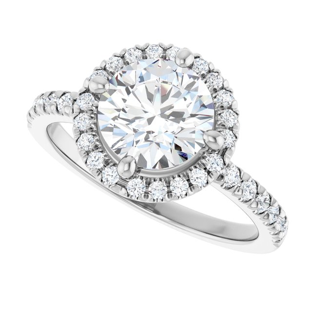 Halo-Style Engagement Ring