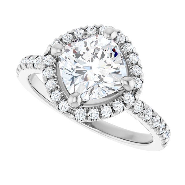 Halo-Style Engagement Ring