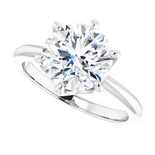 Accented Engagement Ring