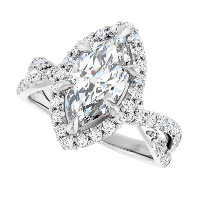 Halo-Style Engagement Ring