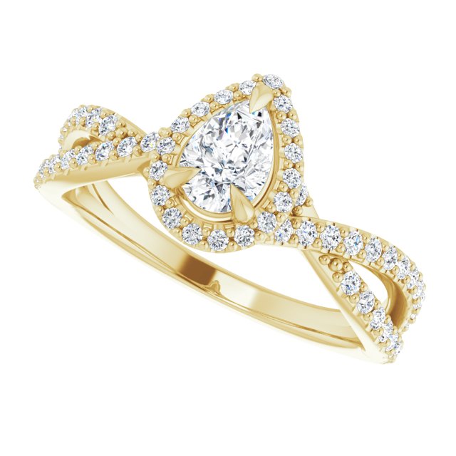 Halo-Style Engagement Ring