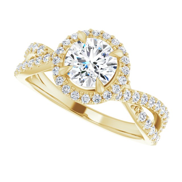 Halo-Style Engagement Ring