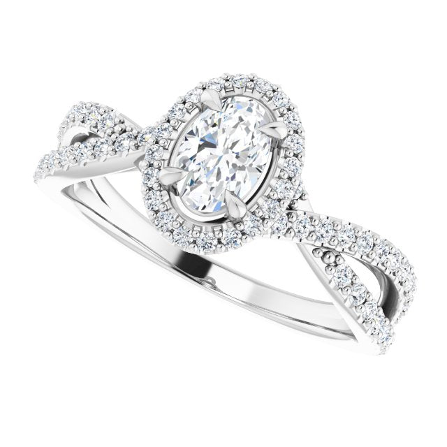 Halo-Style Engagement Ring