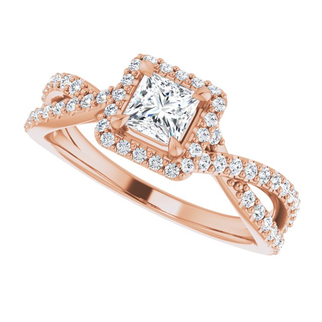 Halo-Style Engagement Ring