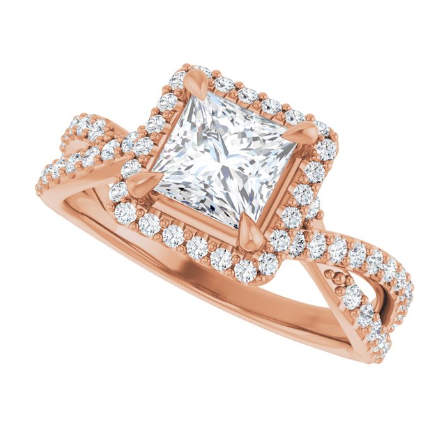 Halo-Style Engagement Ring