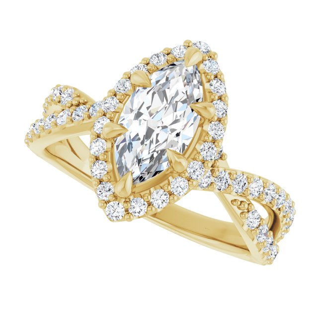 Halo-Style Engagement Ring