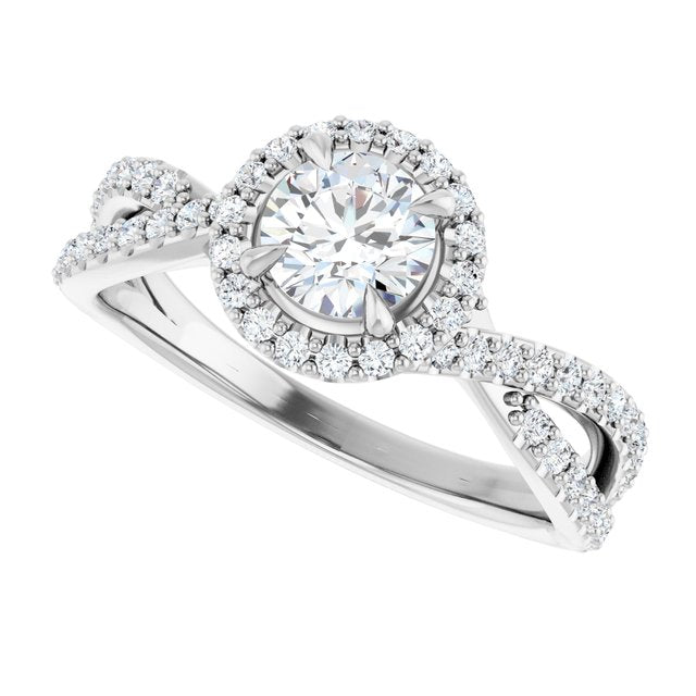Halo-Style Engagement Ring