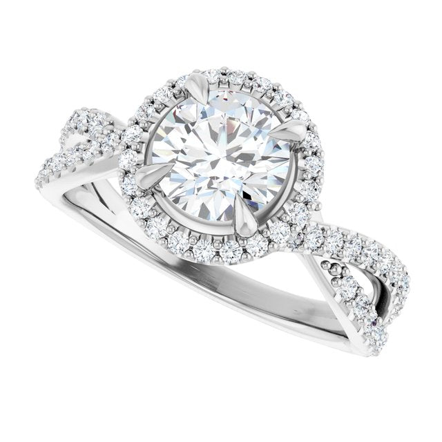 Halo-Style Engagement Ring