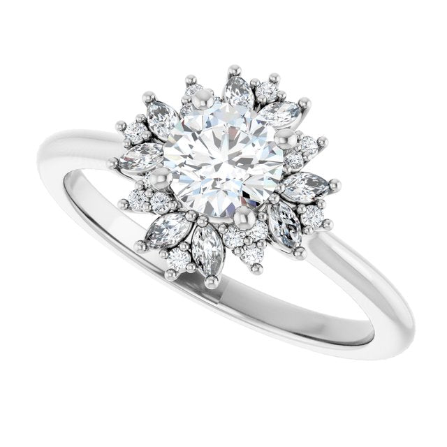 Halo-Style Engagement Ring