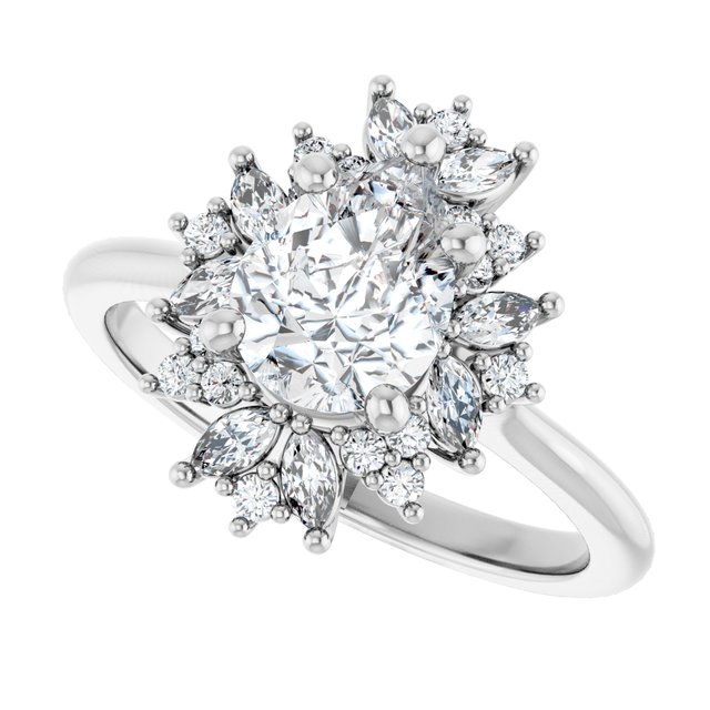 Halo-Style Engagement Ring