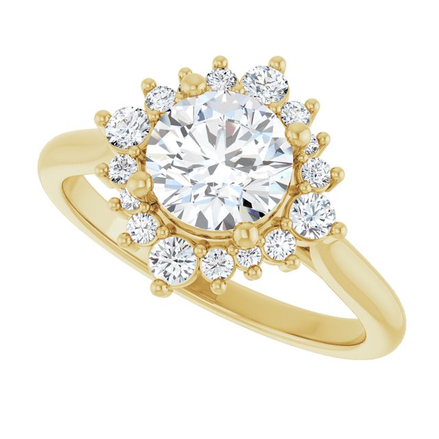 Halo-Style Engagement Ring