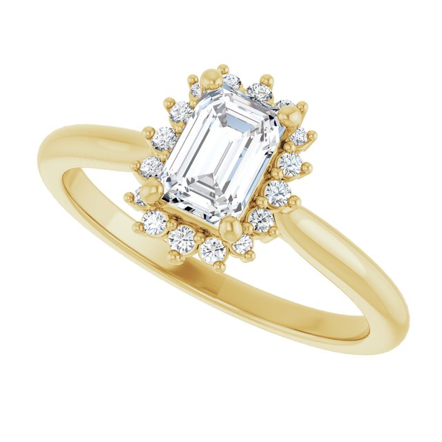 Halo-Style Engagement Ring