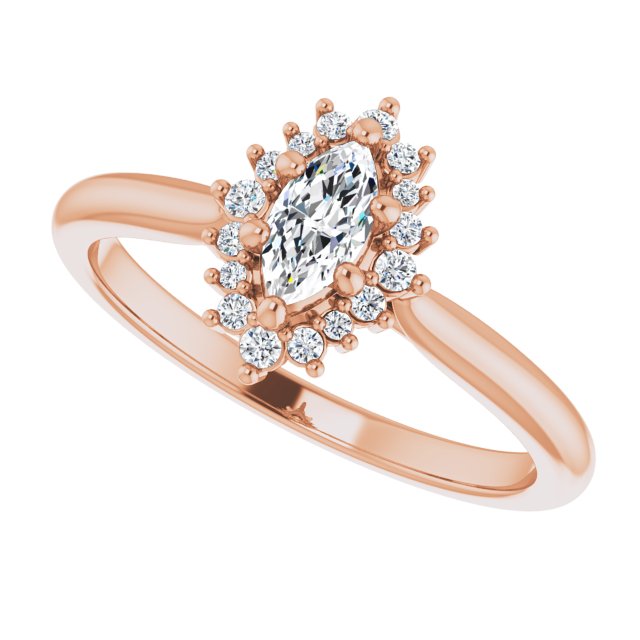Halo-Style Engagement Ring