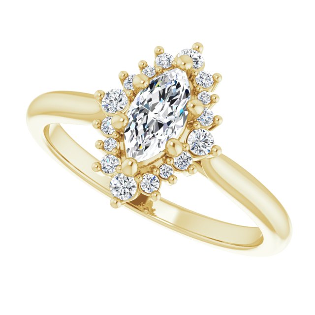Halo-Style Engagement Ring